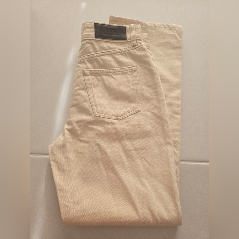 Victoria Beckham Off White Jeans Size 27 - Picture 4 of 16